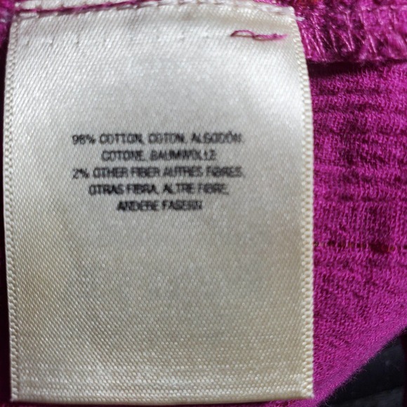 Anthropologie Maeve Fuchsia Sparkly Gauze Tunic S - Picture 7 of 9